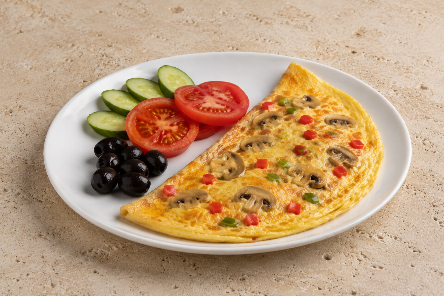 Mantarlı Omlet
